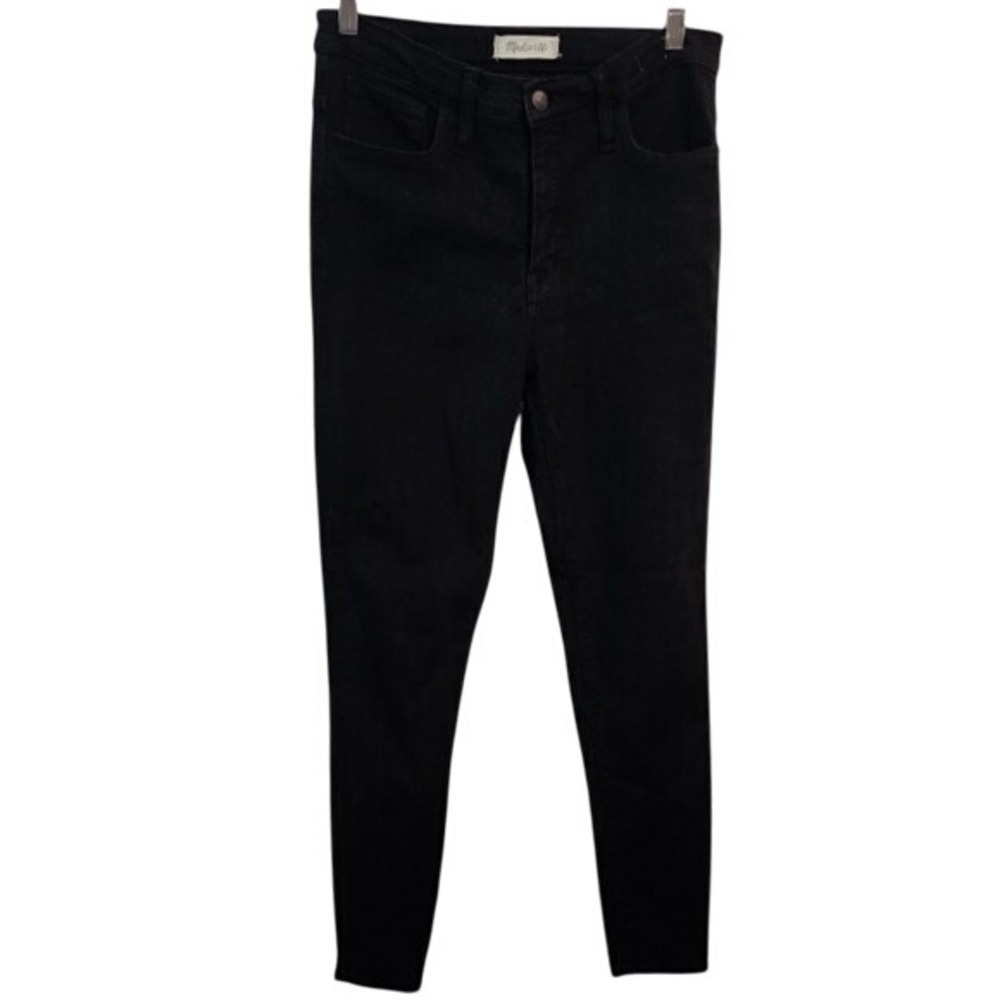 Madewell Roadtripper Black High Rise Skinny Jeans Women's Size 30